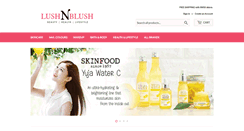 Desktop Screenshot of lushnblush.com